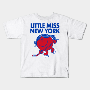 New York Rangers Kids T-Shirt - Little Miss New York by Unsportsmanlike Conduct Co